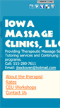 Mobile Screenshot of iowamassageclinics.com